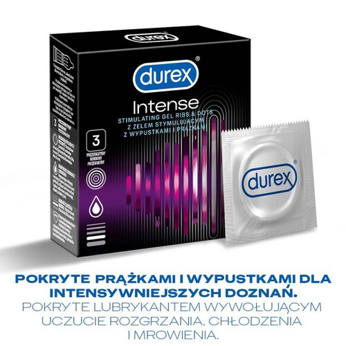 Intense Prezerwatywy Durex 3 sztuki