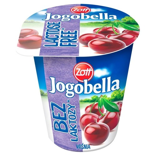 Jogobella Jogurt owocowy truskawkowy bez laktozy  Zott 150 g