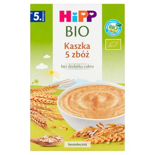 BIO Kaszka 5 zbóż po 5 miesiącu HIPP 200 g 