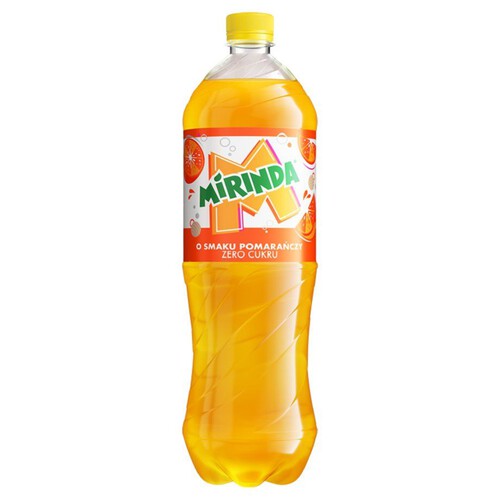 Napój gazowany o smaku pomarańczowym  Mirinda Zero Cukru  1,5 l