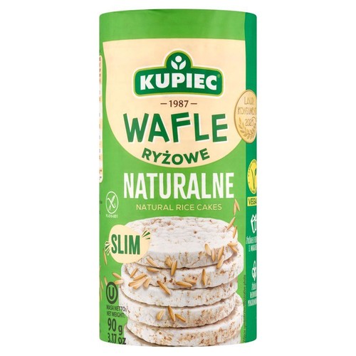 Wafle ryżowe naturalne Kupiec 90 g