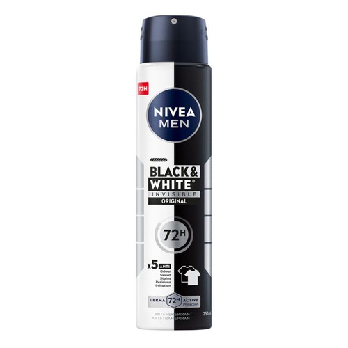 Invisible Original Antyperspirant w sprayu NIVEA MEN 250 ml