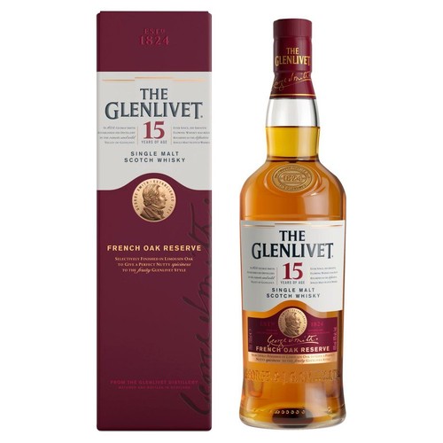 Whisky szkocka single malt 15YO alk. 40,0% obj. The Glenlivet 700 ml