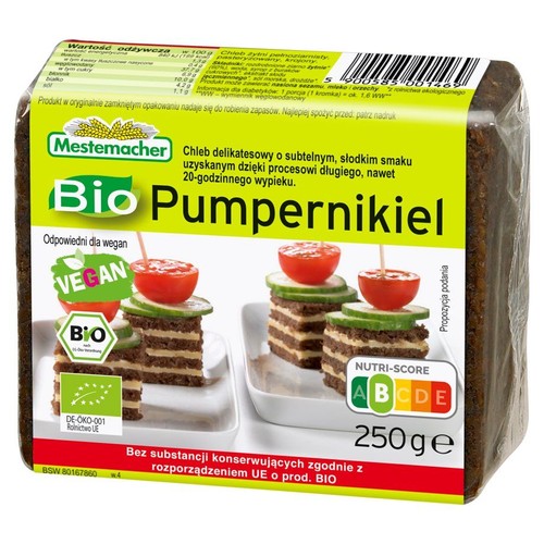 BIO Pumpernikiel Mestemacher 250 g 