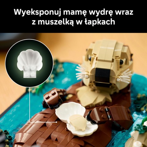 Zestaw konstrukcyjny Ideas Pływające wydry 21366 LEGO 1 sztuka