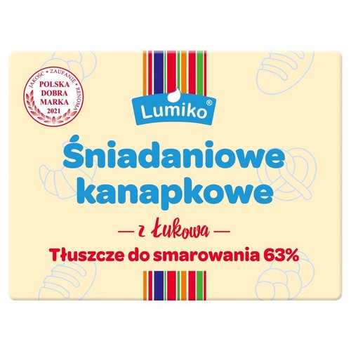 Śniadaniowe kanapkowe z Łukowa 63% tłuszczu Lumiko 200 g
