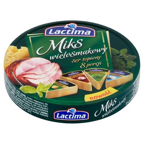 Serek topiony krążek mix wielosmakowy Lactima 140 g