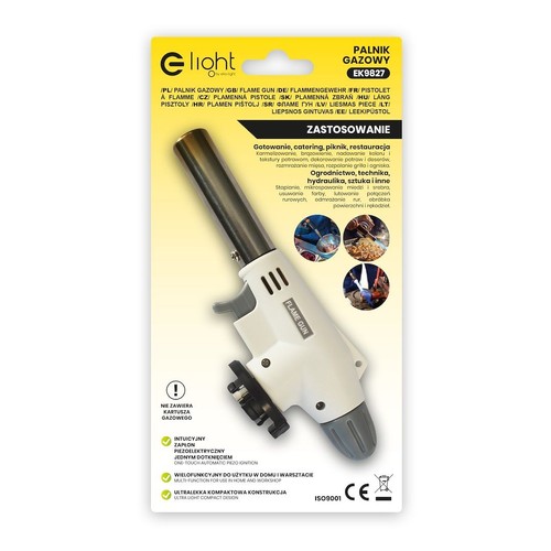 Palnik gazowy biały  Eko-Light  1 sztuka