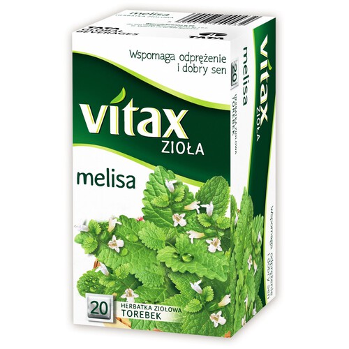 Melisa herbata ziołowa Vitax 20 torebek