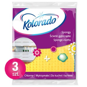 Ścierki gąbczaste Kolorado 3 sztuki
