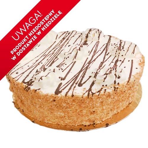 Tort śmietankowy  Cukiernia Auchan na wagę ok. 1 kg 