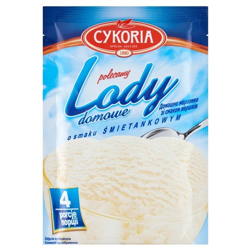 Lody domowe o smaku śmietankowym Cykoria 60 g