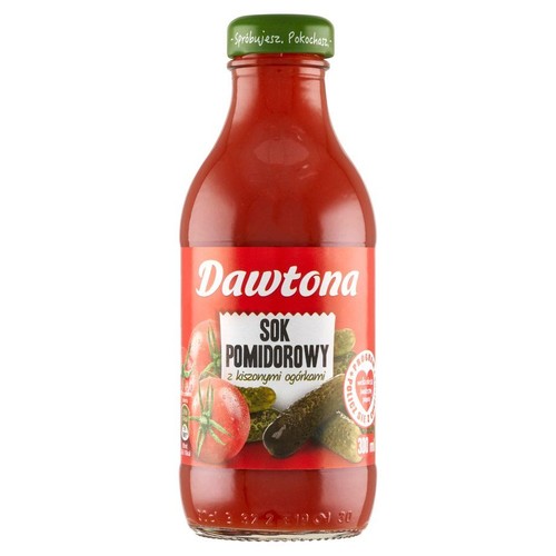 Sok pomidorowy z ogórkami kiszonymi Dawtona 300 ml