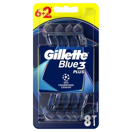 Gillette - Blue3 jednorazowe maszynki do golenia Gillette 8 sztuk