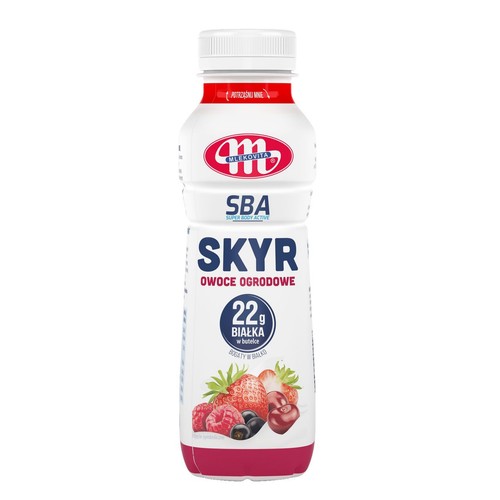 Skyr jogurt wysokobiałkowy owoce ogrodowe Mlekovita 330 g