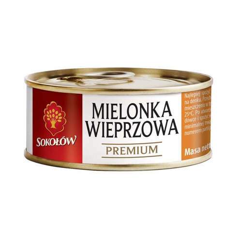 Mielonka wieprzowa Premium Sokołów 100 g