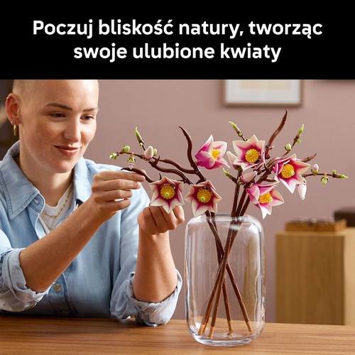 Botanicals Gałązki magnolii 11510, kwiatowa dekoracja LEGO 1 sztuka