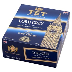 Herbata czarna Lord Grey z aromatem bergamotki TET 100 torebek