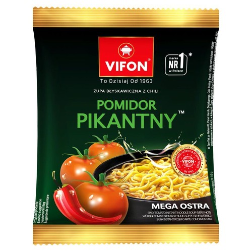 Zupa błyskawiczna o smaku pikantnego pomidora mega ostra Vifon 70 g