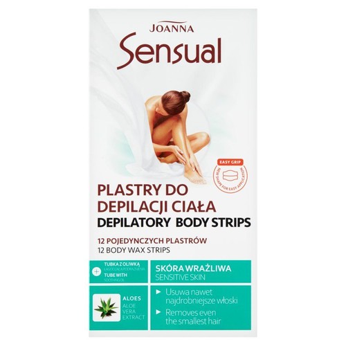 Plastry sensual z woskiem do depilacji ciała Joanna sztuka