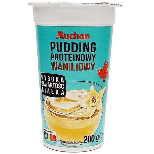 Pudding proteinowy waniliowy Auchan 200 g