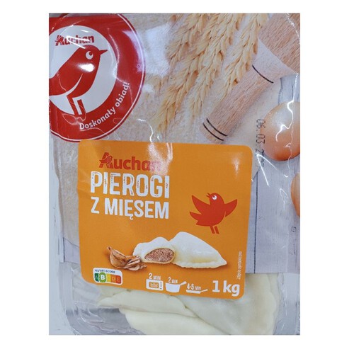 Pierogi z mięsem Auchan 1 kg