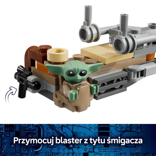 Star Wars Śmigacz Mandalorianina i Grogu 75436 LEGO 1 sztuka