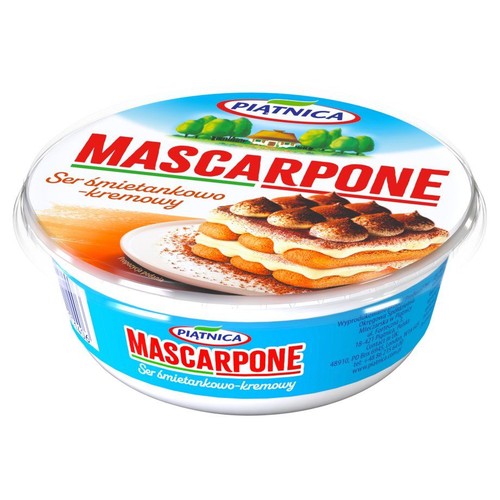 Ser mascarpone śmietankowo-kremowy Piątnica 250 g