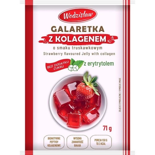 Galaretka z kolagenem o smaku truskawkowym Wodzisław 71 g