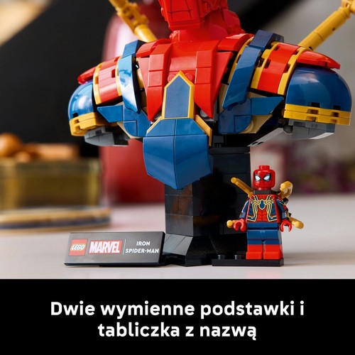 Zestaw Marvel Popiersie Iron Spider-Mana 76326 LEGO 1 sztuka