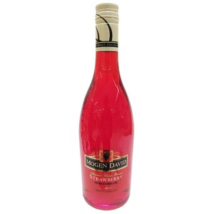 Strawberry Wino różowe półsłodkie Mogen David 750 ml