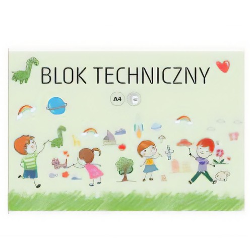Blok techniczny A4 10k biały Auchan 1 szuka