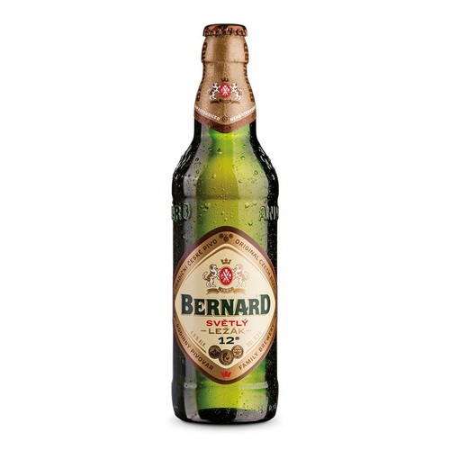 Piwo jasne lagier Dvanáctka alk. 4,9% obj. Bernard 500 ml