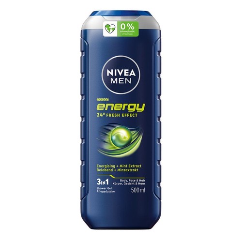 Żel pod prysznic Energy NIVEA MEN 500 ml