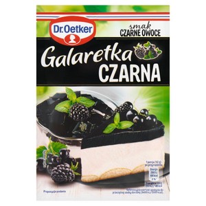 Galaretka czarna smak czarne owoce Dr.Oetker 70 g