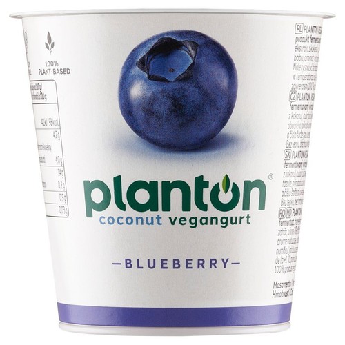 Wegański jogurt kokosowy o smaku jagodowym Planton 150 g