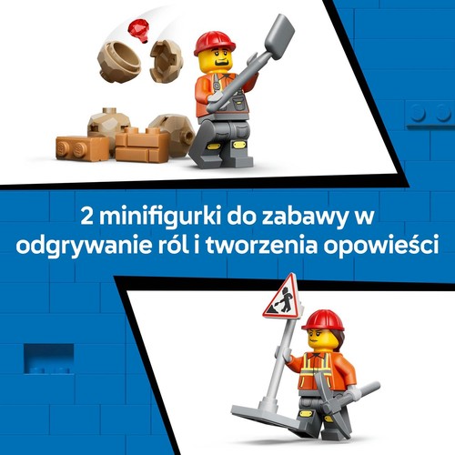 City Żółta koparko-ładowarka 60480 LEGO 1 sztuka
