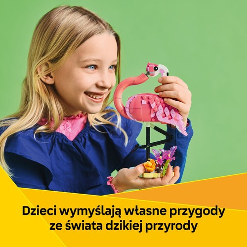 Creator 3 w 1 Dzikie zwierzęta: różowy flaming 31170 LEGO 1 sztuka
