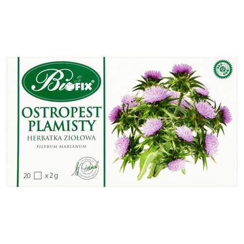 Ostropest plamisty herbata ziołowa   Bifix 20 torebek