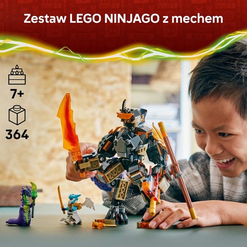 Zabawka NINJAGO® Mech specjalny Cole’a i Zane w smoczej zbroi 71854 LEGO 1 sztuka