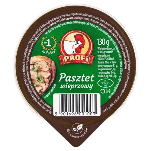 Pasztet wieprzowy Profi 130 g