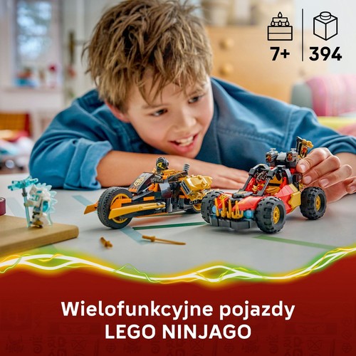 NINJAGO Wielofunkcyjne pojazdy Kaia i Cole’a 71864 LEGO 1 sztuka