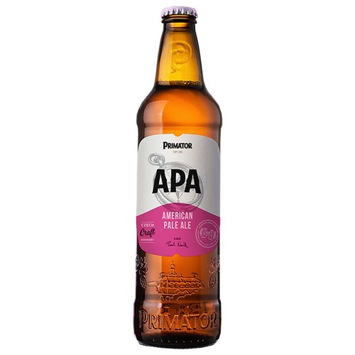 Piwo czeskie american pale ale APA alk. 5,0% obj. Primator 500 ml