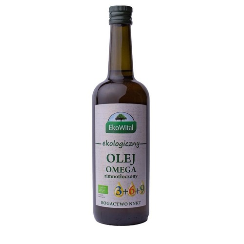 BIO Olej omega 3-6-9 zimnotłoczony EkoWital 750 ml
