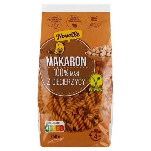 Makaron z ciecierzycy świderki Novelle 250 g