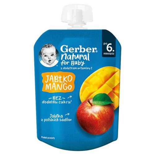 Mus jabłko mango po 6 miesiącu Gerber 80 g