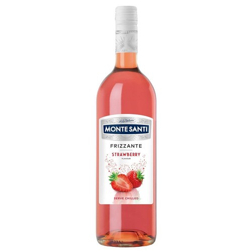 Wino różowe słodkie półmusujące Frizzante Strawberry alk. 10,0% obj. Monte Santi 750 ml