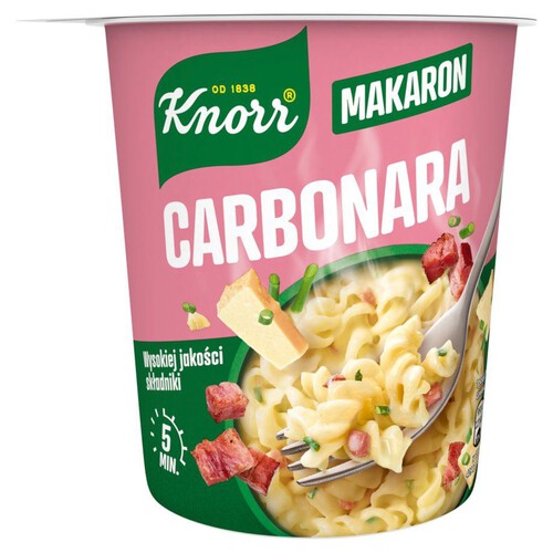 Danie makaron z sosem carbonara Knorr 55 g