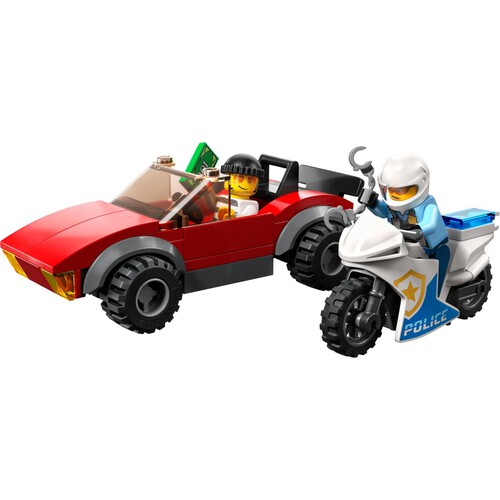 City Motocykl policyjny – pościg za samochodem 60392 LEGO 1 sztuka