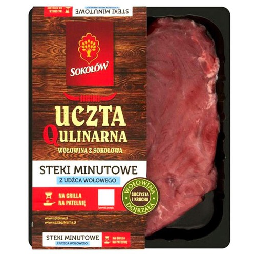 Stek minutowy z udźca wołowego Sokołów na wagę ok. 400 g